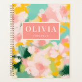 Lebhaftes, farbenprächtiges, abstraktes, malerisch planer (Vorderseite)