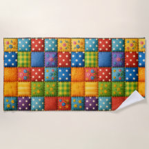 Lebhaftes, farbenprächtiges Muster