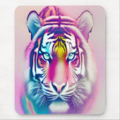 Lebhaftes farbenprächtiges Tigergefecht Mousepad (Vorne)