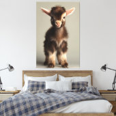 Lebhaftes farbiges Kinderschiff Vollportrait Leinwanddruck (Insitu (Schlafzimmer))