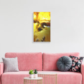 Lebhaftes, farbiges Mossy Agate-Foto Leinwanddruck (Insitu (Wohnzimmer))