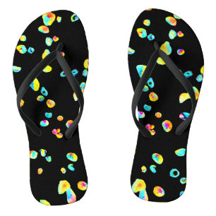 Lebhaftes Farbmuster Badesandalen