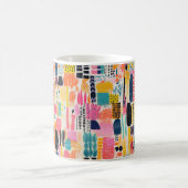 Lebhaftes Farbmuster Kaffeetasse (Mittel)