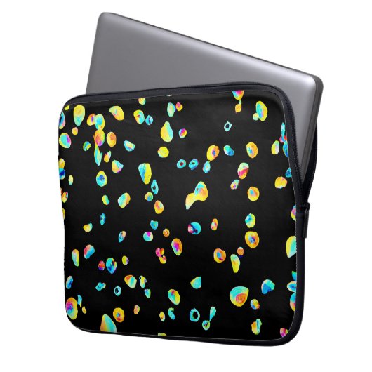 Lebhaftes Farbmuster Laptopschutzhülle (Vorderseite Links)