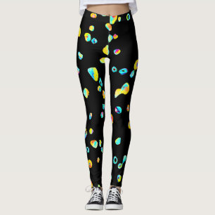 Lebhaftes Farbmuster Leggings