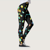 Lebhaftes Farbmuster Leggings (Rechts)