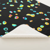 Lebhaftes Farbmuster Sherpadecke (3/4)