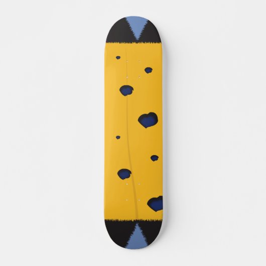 Lebhaftes Farbmuster Skateboard (Vorne)