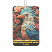 Lebhaftes Federlufterdesign Autolufterfrischer (Rückseite)