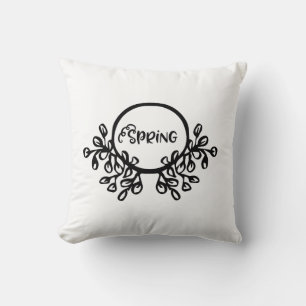 Lebhaftes Federmuster   Farbenfrohe Natur Bl Kissen