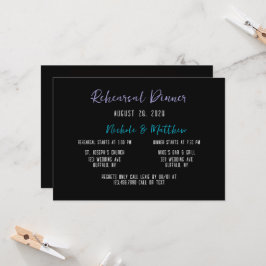 Lebhaftes Fiesta Bouquet Probe Dinner Einladung