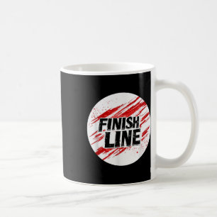 Lebhaftes Finish Line Outfit für Sportboys und Mäd Kaffeetasse
