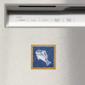 Lebhaftes Fisch-Mosaikmagnet Magnet (In Situ (Geschirrspüler))