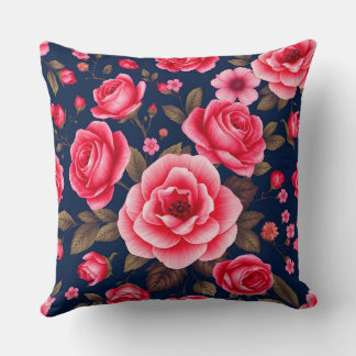 Lebhaftes florales Elegance Pillow Kissen