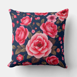 Lebhaftes florales Elegance Pillow Kissen