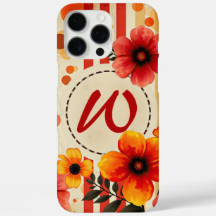 Lebhaftes florales gestörtes Aquarellfarbenchic-Mo iPhone 16 Pro Max Hülle