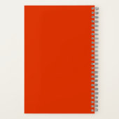 Lebhaftes florales gestörtes Aquarellfarbenchic-Mo Notizblock (Rückseite)