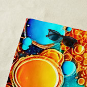 Lebhaftes Fluid Bubble Design Strandtuch (Beispiel)