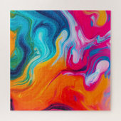 Lebhaftes flüssiges Artwork Puzzle (Horizontal)