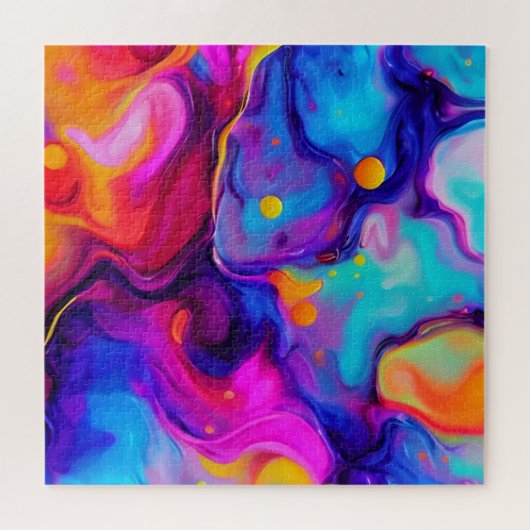 Lebhaftes flüssiges Artwork Puzzle (Horizontal)