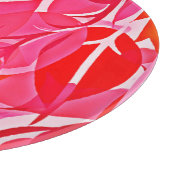 Lebhaftes Foliage Elegance Muster Schneidebrett (Ecke)