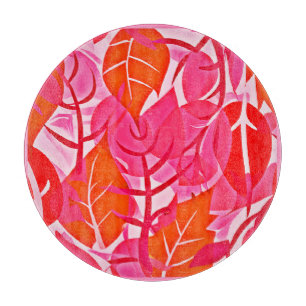 Lebhaftes Foliage Elegance Muster Schneidebrett