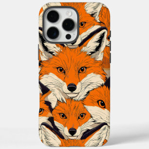 Lebhaftes Fox-Muster: Ein faszinierendes Wildlife- iPhone 16 Pro Max Hülle