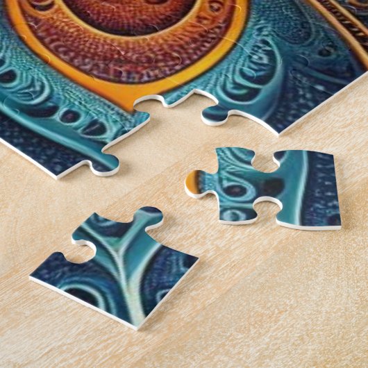 Lebhaftes Fraktal Art Jigsaw Puzzle (Seite)