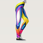 Lebhaftes Friedenswerk Leggings (Rechts)