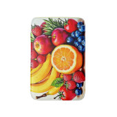 Lebhaftes frisches Obst Badematte (Vorderseite Vertikal)