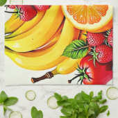 Lebhaftes frisches Obst Geschirrtuch (Gefaltet)
