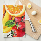 Lebhaftes frisches Obst Geschirrtuch (Viertel Falte)