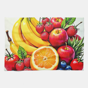 Lebhaftes frisches Obst Geschirrtuch