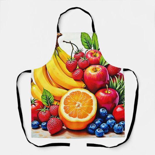 Lebhaftes frisches Obst Schürze (Vorderseite)