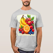 Lebhaftes frisches Obst T-Shirt (Vorderseite)
