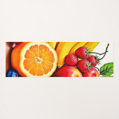 Lebhaftes frisches Obst Yogamatte (Rückseite (Horizontal))