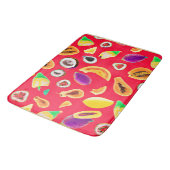 Lebhaftes Fruchtigkeit Delight Pattern Badematte (Schrägansicht)