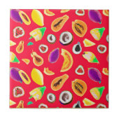 Lebhaftes Fruchtigkeit Delight Pattern Fliese (Vorderseite)