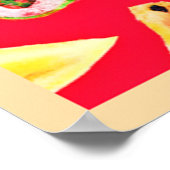 Lebhaftes Fruchtigkeit Delight Pattern Poster (Ecke)