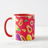 Lebhaftes Fruchtigkeit Delight Pattern Tasse (Links)