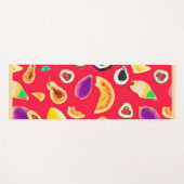 Lebhaftes Fruchtigkeit Delight Pattern Yogamatte (Vorderseite (Horizontal))