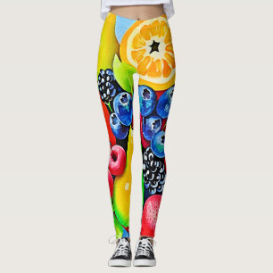 Lebhaftes Fruchtleben Leggings