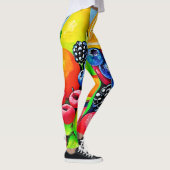 Lebhaftes Fruchtleben Leggings (Rechts)