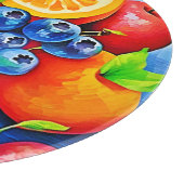 Lebhaftes Fruchtleben Schneidebrett (Ecke)