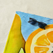 Lebhaftes Fruchtleben Strandtuch (Beispiel)