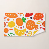 Lebhaftes Fruchtmuster Badhandtuch Set (Handtuch)
