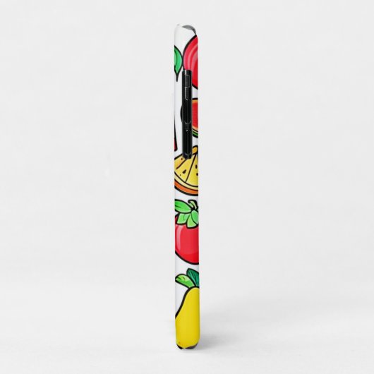 Lebhaftes Fruchtmuster Case-Mate iPhone Hülle (Hinten/Links)