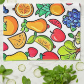 Lebhaftes Fruchtmuster Geschirrtuch (Gefaltet)