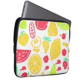 Lebhaftes Fruchtmuster Laptopschutzhülle (Vorne Rechts)