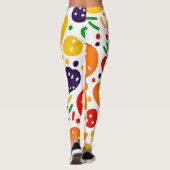 Lebhaftes Fruchtmuster Leggings (Rückseite)
